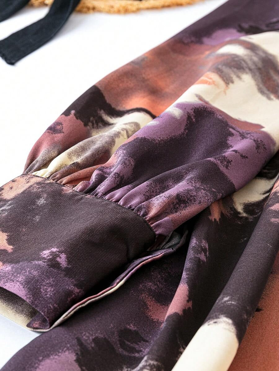 My Western GEO PRINTED TANK MIDI DRESS