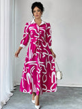 MyWestern Pink Pop Art Shirt Dress