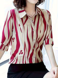 Designer Women's Printed Rayon Shirt Top