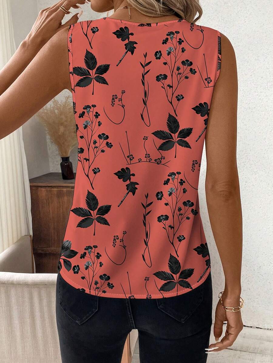MyWestern Abstract Top Stylish Casual Western Outfit for Women & Girls